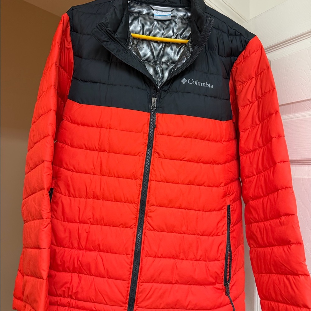 Columbia Kids Puffer Jacket in Red and Black